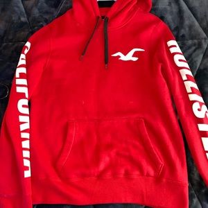 Men’s Red Hollister Hoodie Size Medium